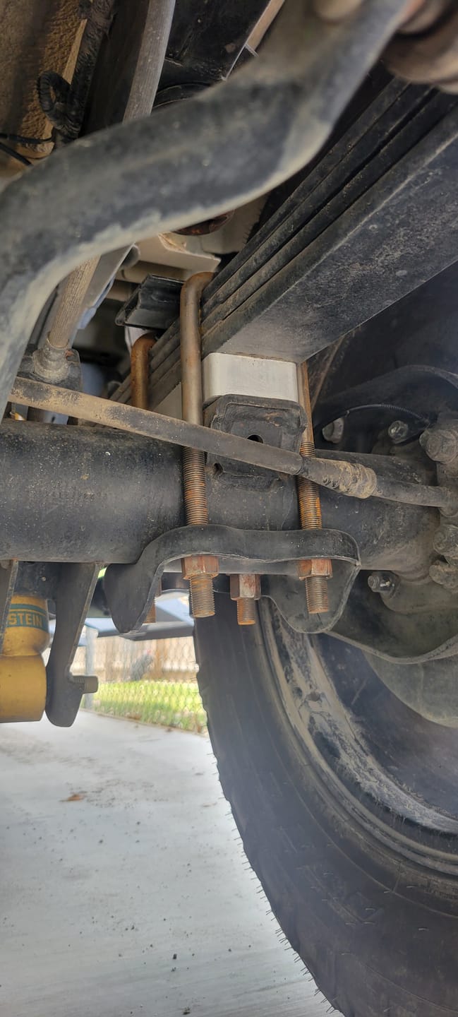 Customer photo review of 1/2 Inch Diameter U-Bolts - Square