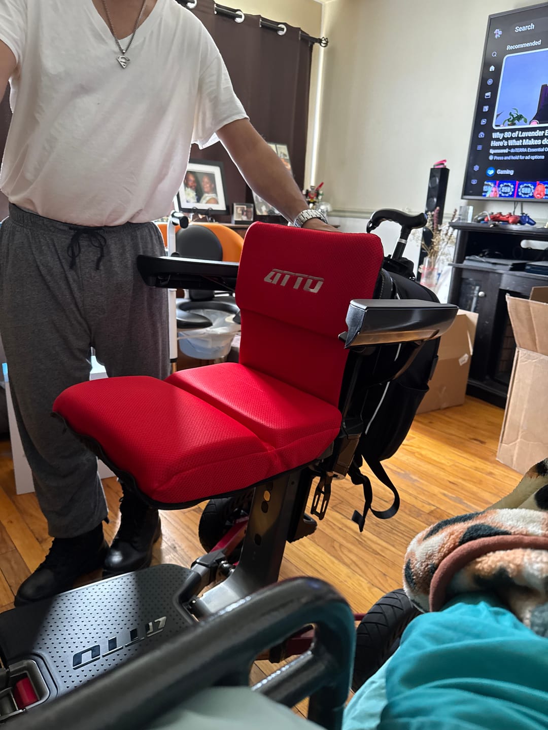 Customer photo review of ATTO SPORT Portable Mobility Scooter