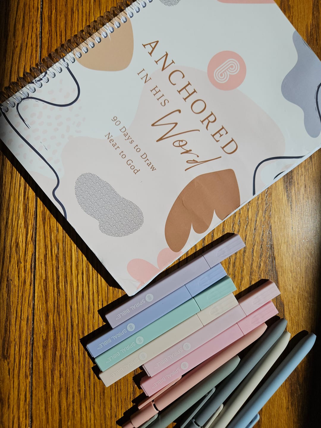 Customer photo review of Anchored In His Word: A 90 Day Devotional
