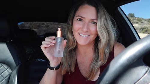 Customer photo review of Argan Oil Hair Serum