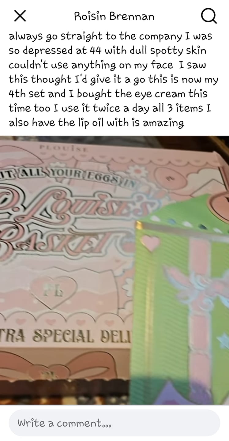 Customer photo review of P.Louise Give It A Rest Eye Cream