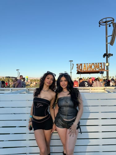 Customer photo review of Beaded hollow out metal chain cami cut out top