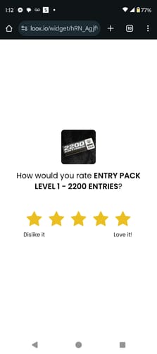 Customer photo review of ENTRY PACK LEVEL 1 - 2200 ENTRIES