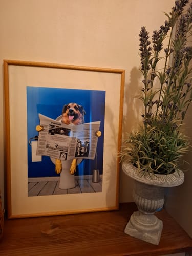 Customer photo review of Wichtiges Geschäft - Individuelles Poster