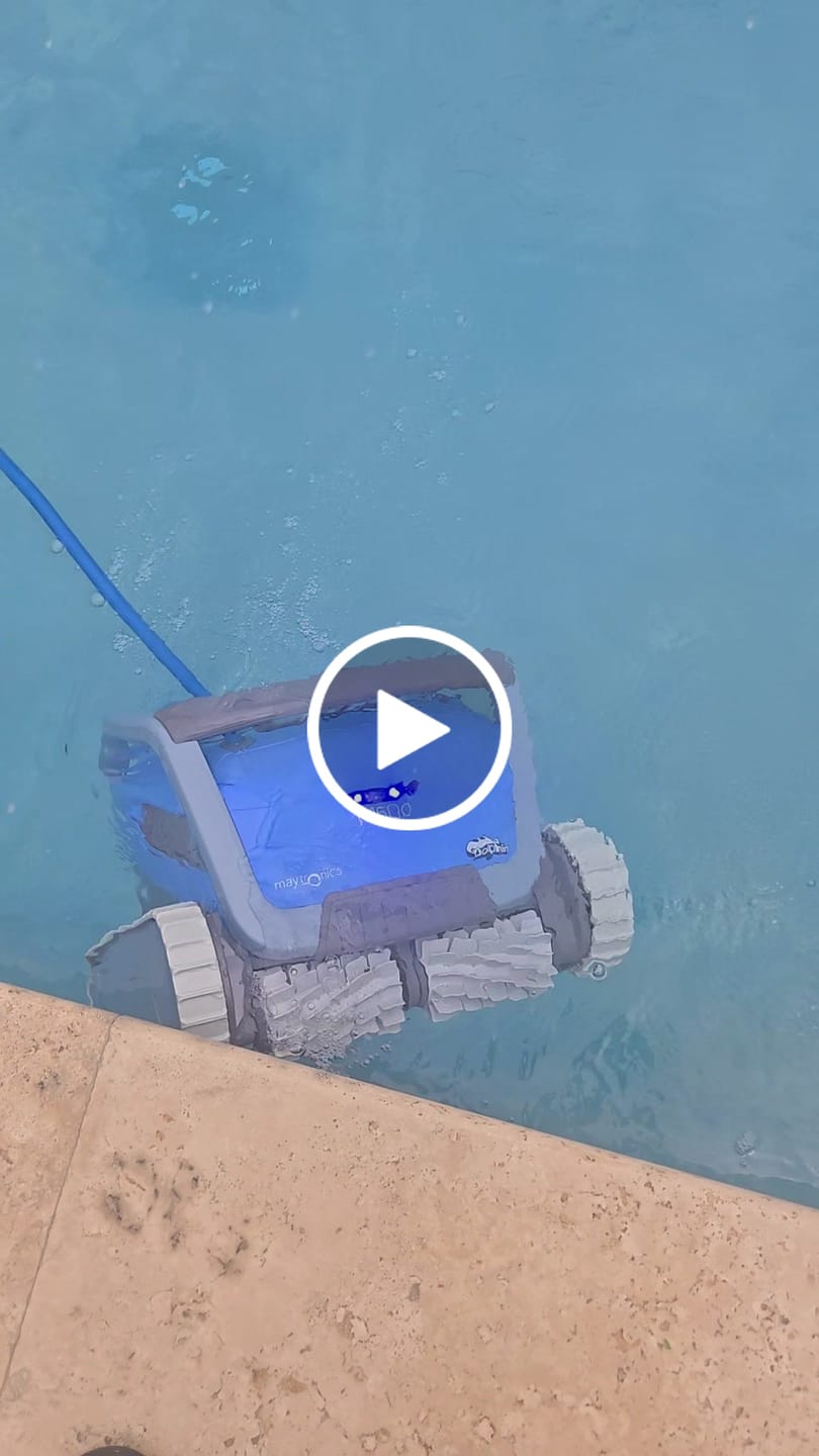 Customer video review of Maytronics Dolphin M600 Robotic Pool Cleaner