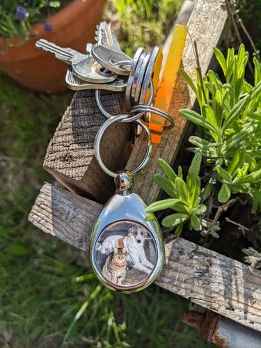 Customer photo review of Schlüsselanhänger mit deinem Foto