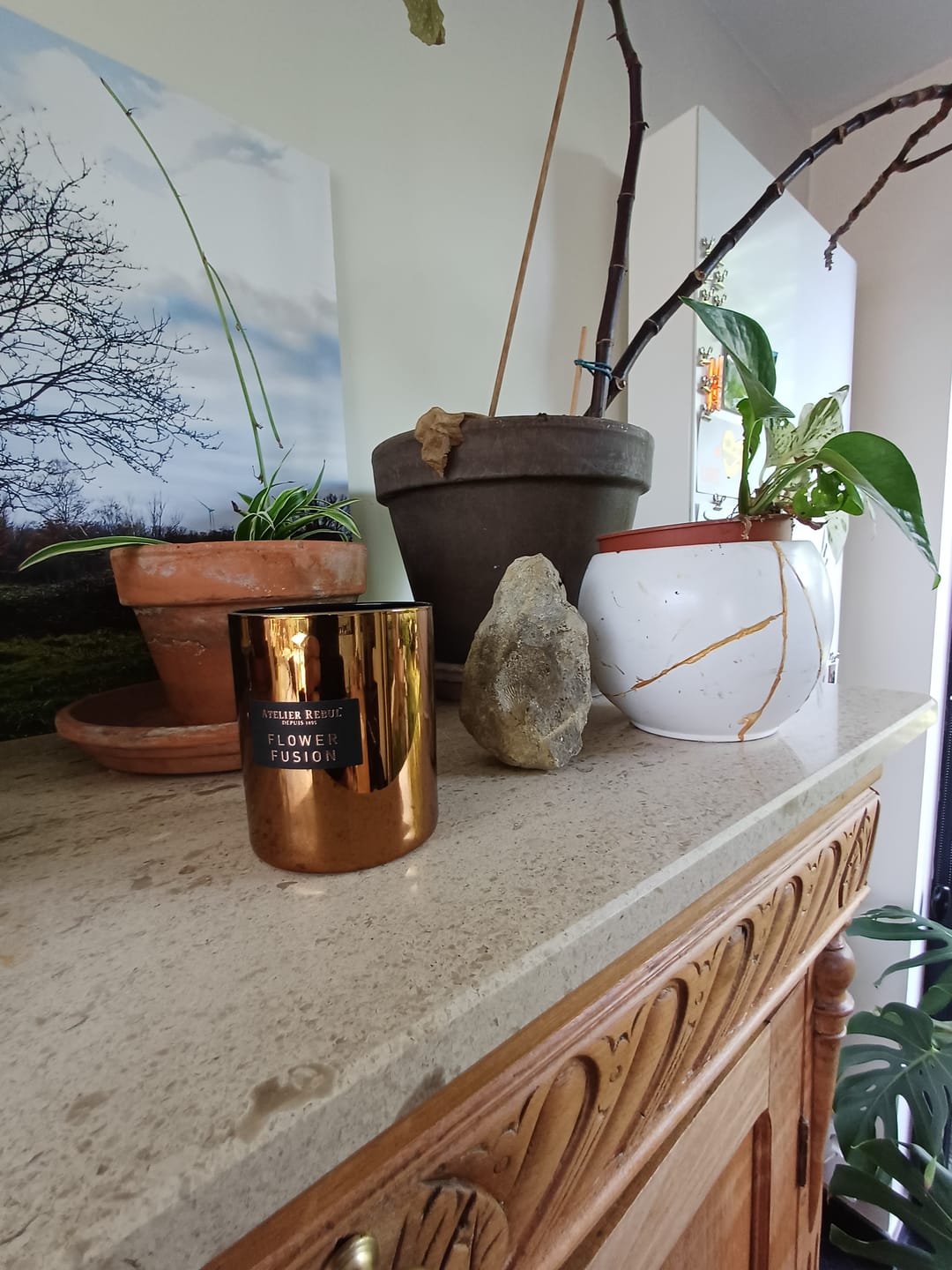 Customer photo review of Flower Fusion Geurkaars 210g