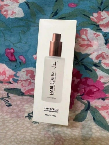 Customer photo review of Argan Oil Hair Serum