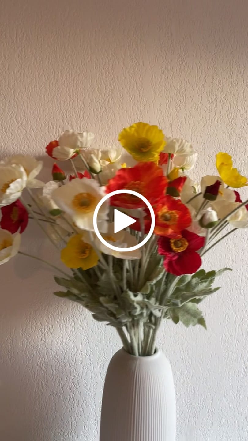 Customer video review of Fleurs de Poppy - Mélange printanier (10 tiges)