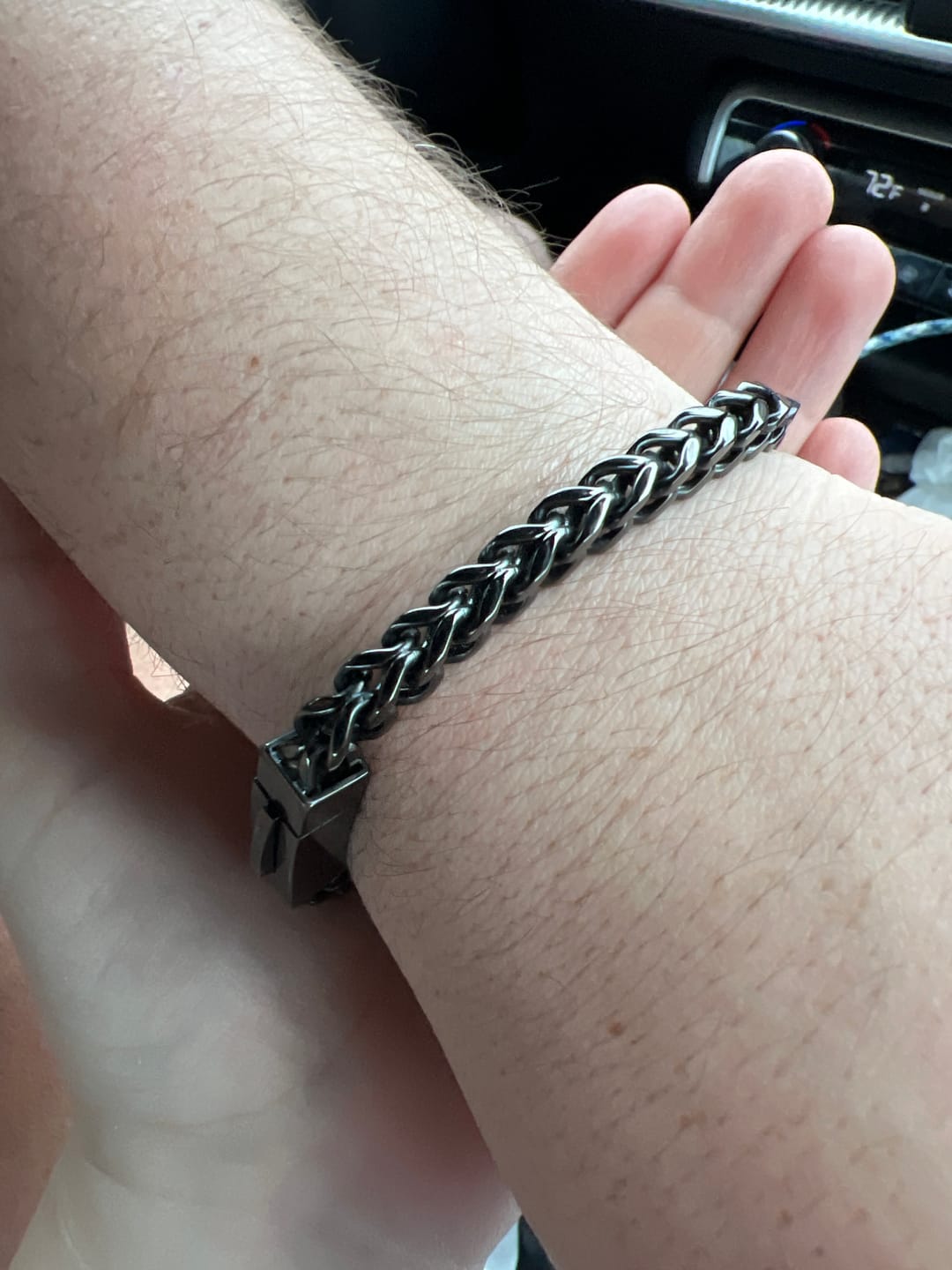 Customer photo review of Franco Link Bracelet | 6MM