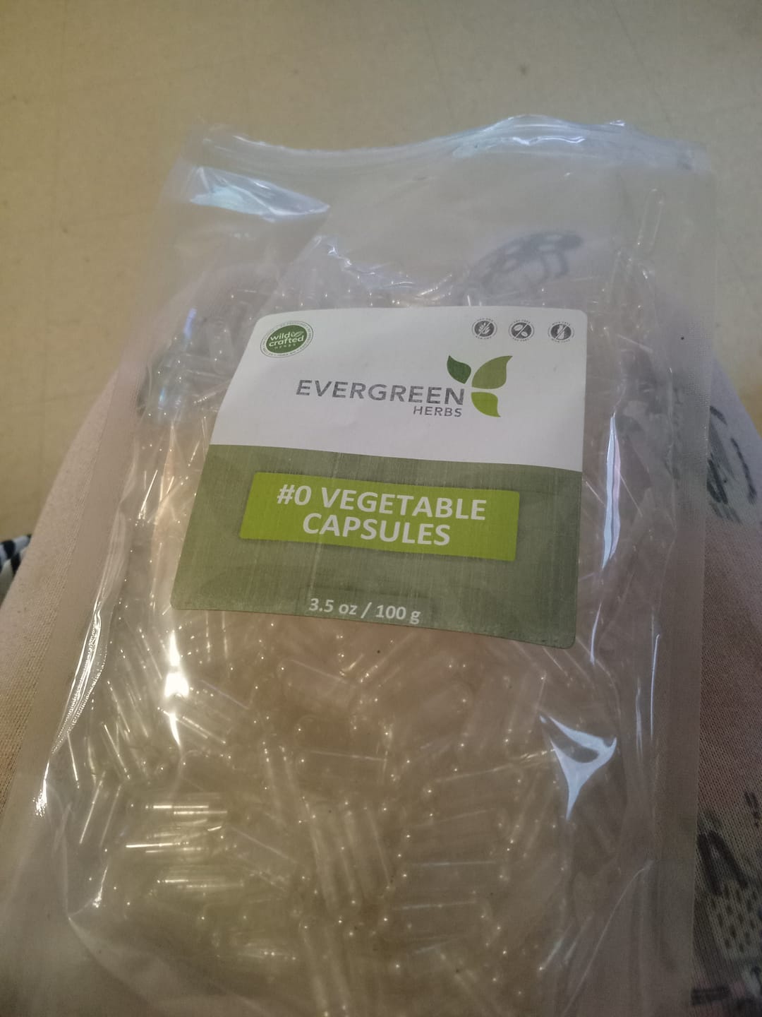 Customer photo review of Vegetable Capsules (1,000 count)
