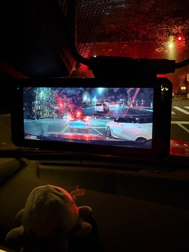 Customer photo review of F77 STARVIS 2 4K+4K Dual IMX678 Voice Control 5.8GHz High Speed WIFI Dash Cam