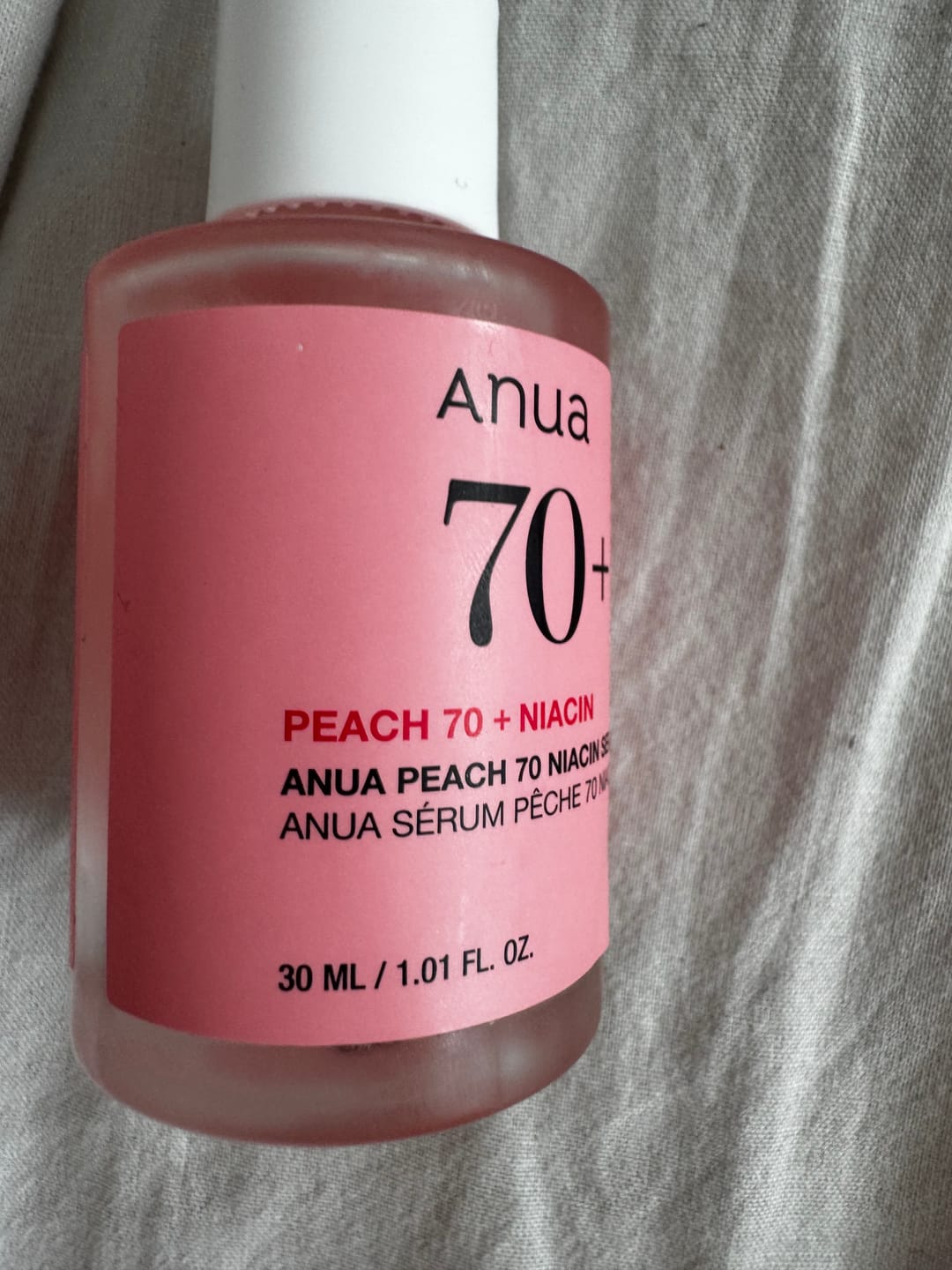 Customer photo review of Serums ar persiku gludai un mirdzošai ādai Anua Peach 70 Niacin Serum