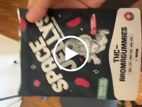 Customer video review of THC Spacejellies Vollspektrum | 100mg THC | 20 Stk.