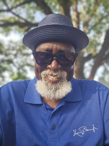 Customer photo review of Muffin Man Pork Pie Straw Fedora