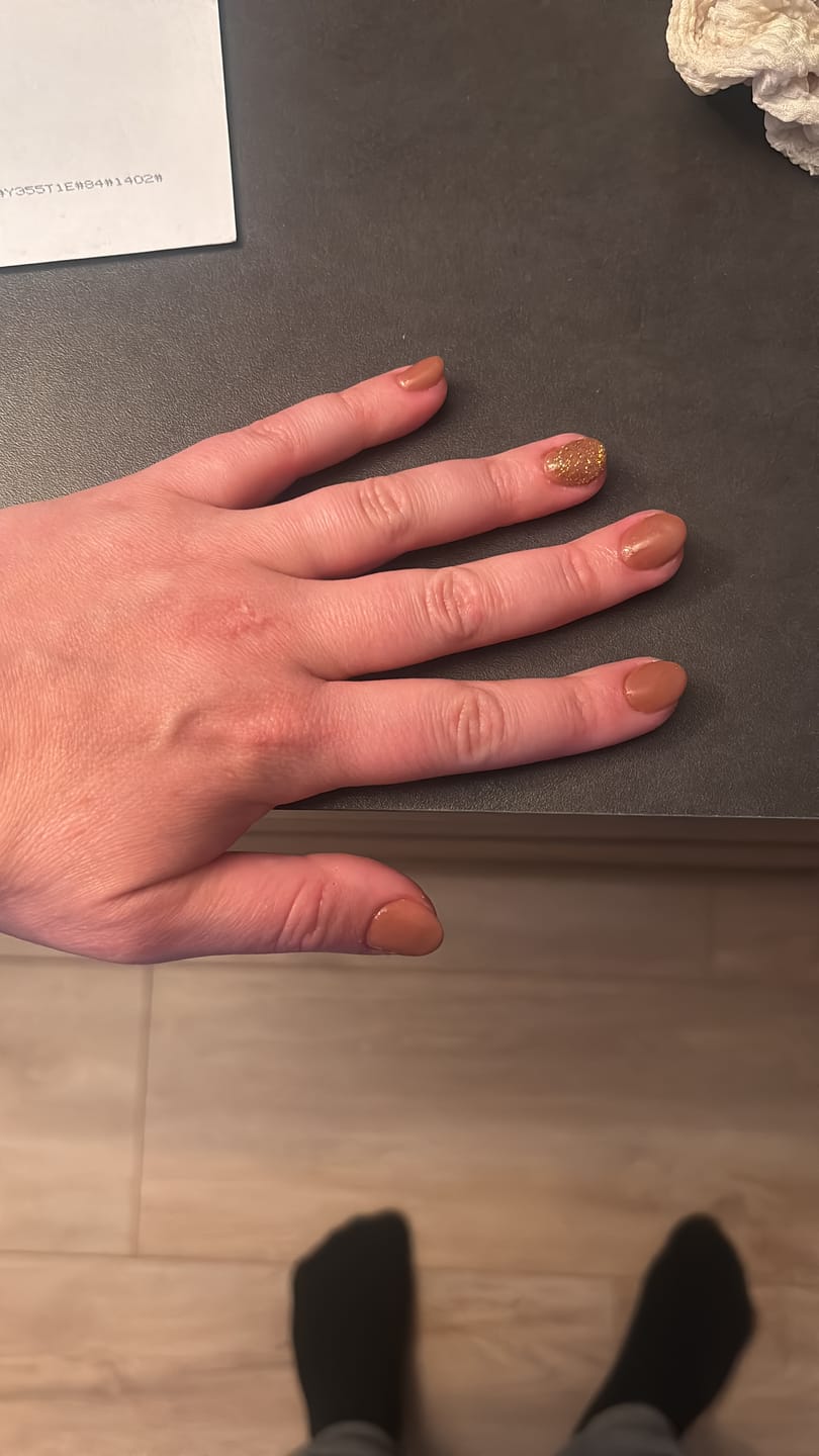 Customer photo review of Chocolate Moose Dipping Powder