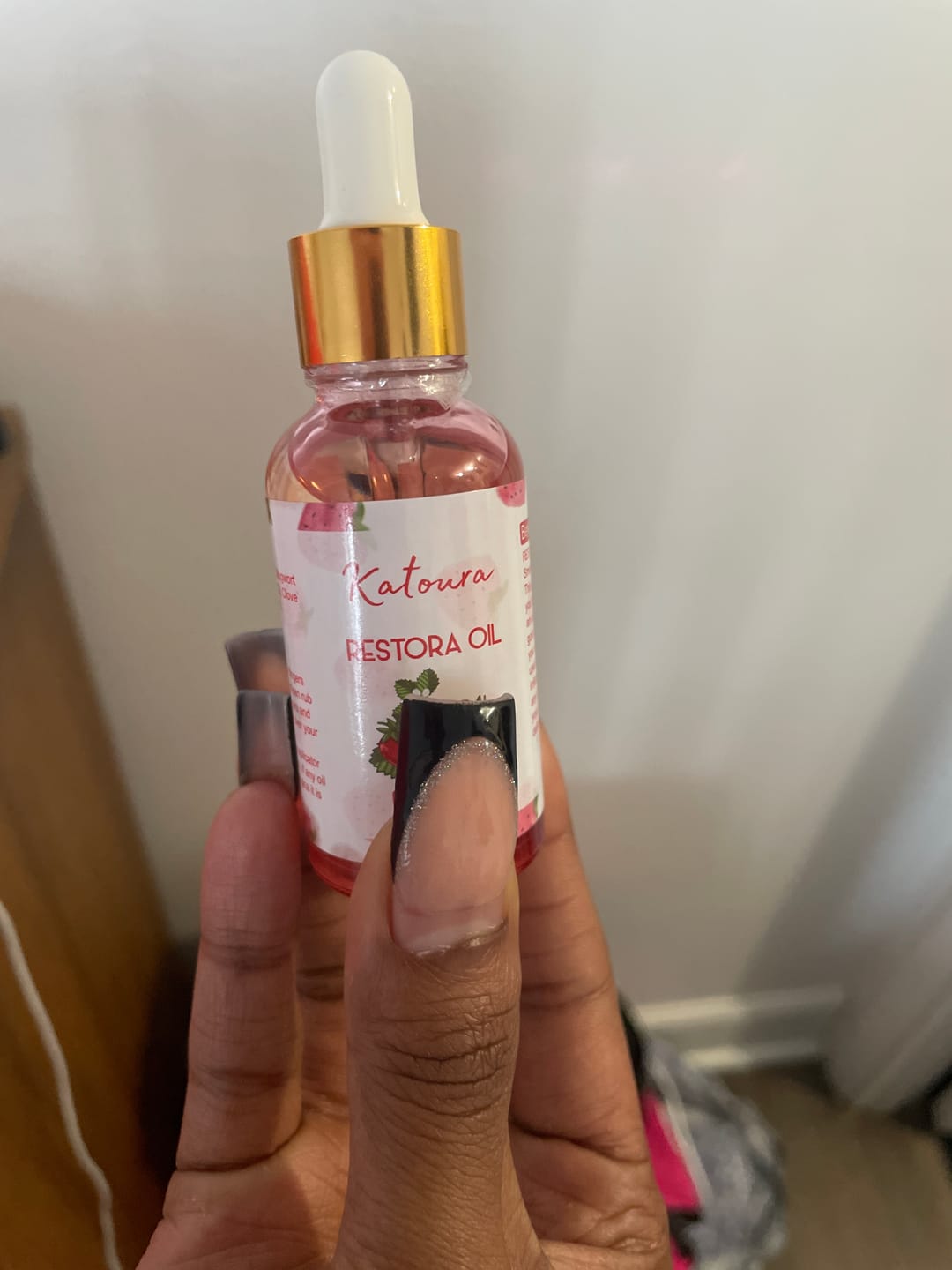 Customer photo review of Restora Oil Strawberry