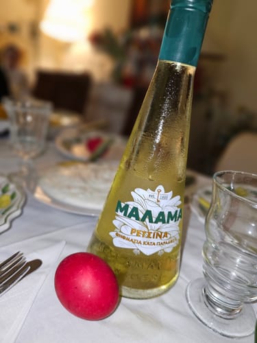 Customer photo review of White Retsina Malama - 500ml - Malamatina