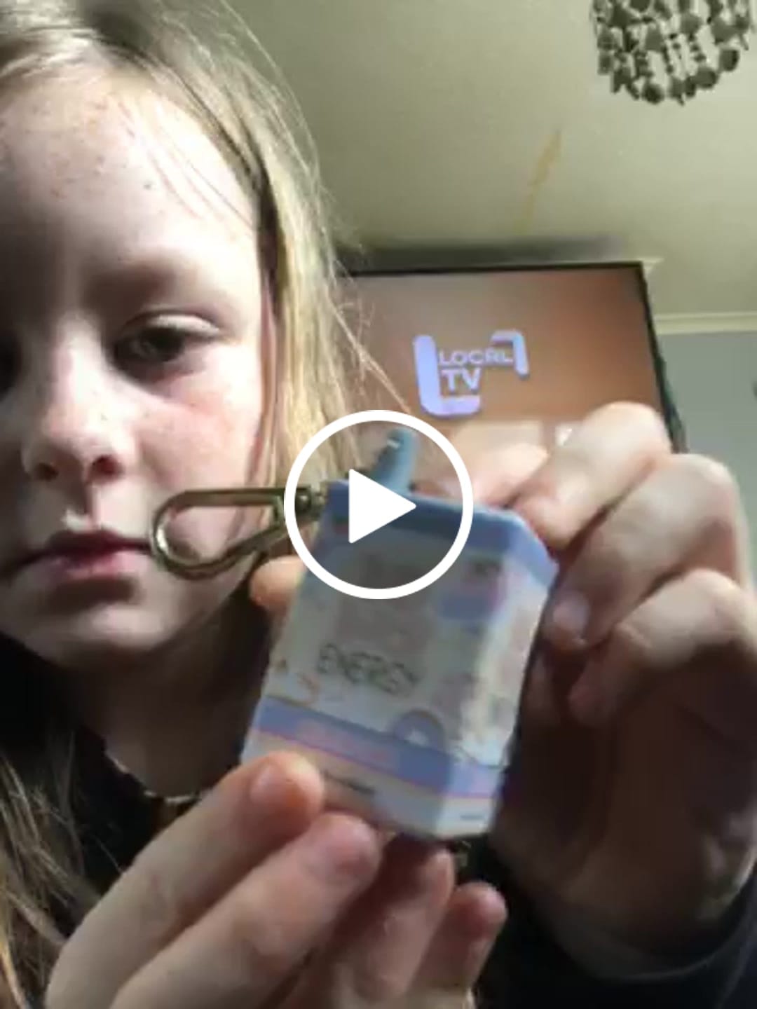 Customer video review of P. Louise Bad Bitch Energy Keychain Lip Balm