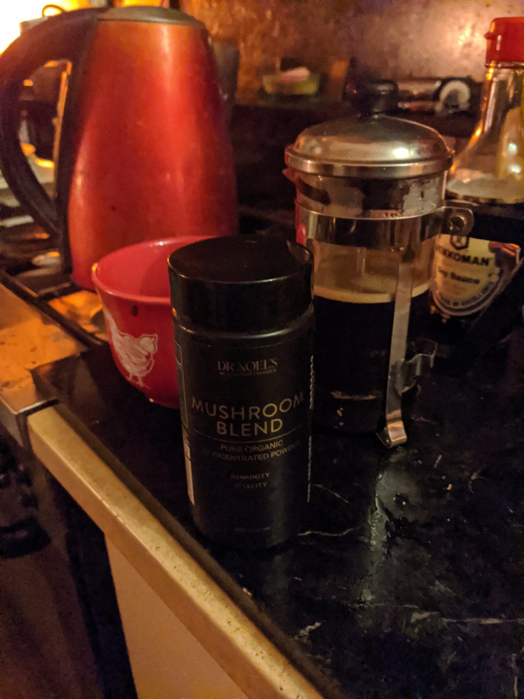 Customer photo review of Organic Mushroom Blend Powder