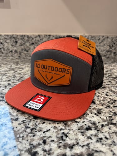 Customer photo review of Premium Custom Leather Patch Hats (Wholesale)
