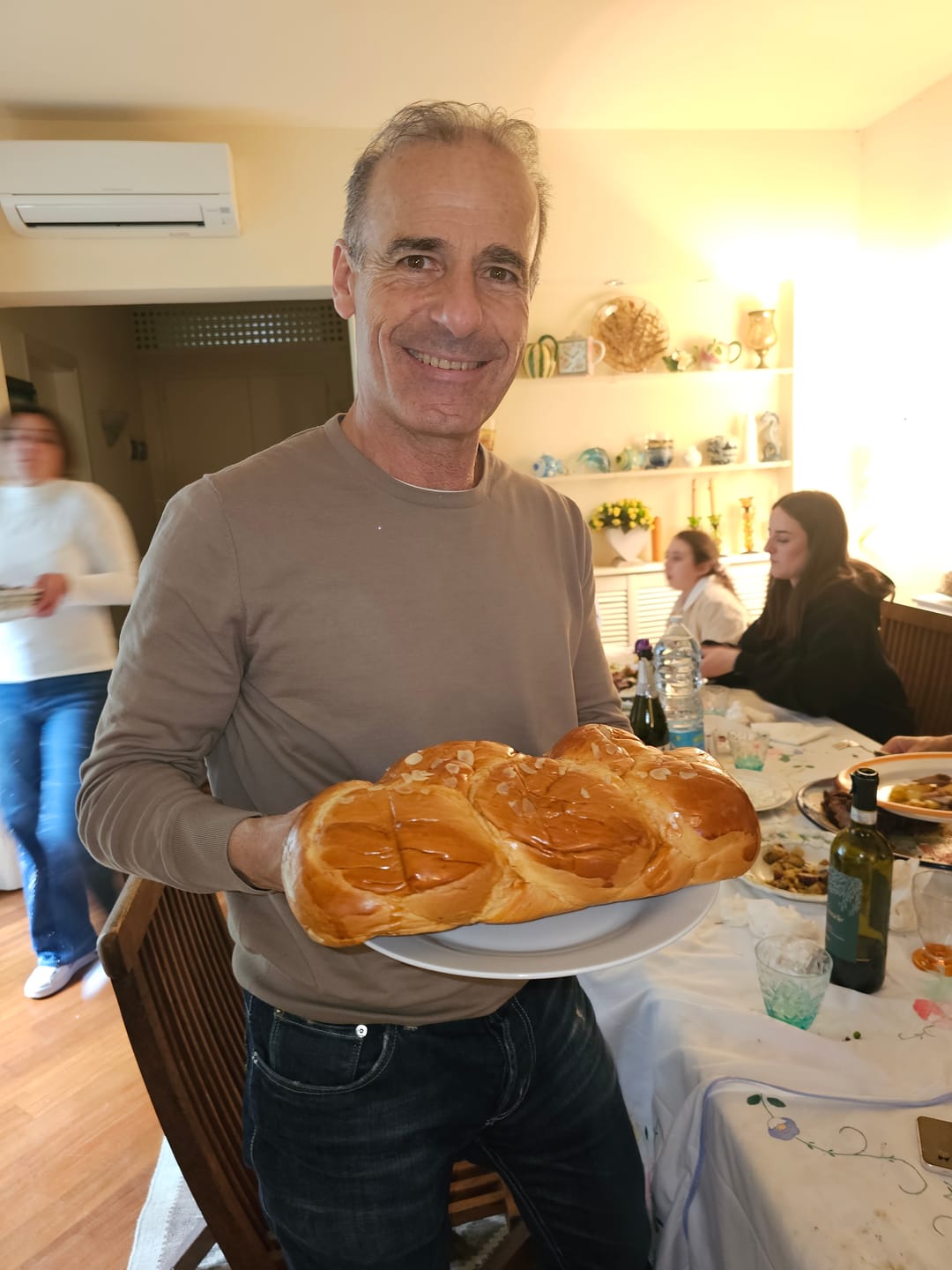 Customer photo review of Traditional Greek Tsoureki – Fresh Artisan Loaf (500g)
