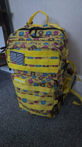 Customer photo review of Mochila Táctica V1 45L All In Donuts