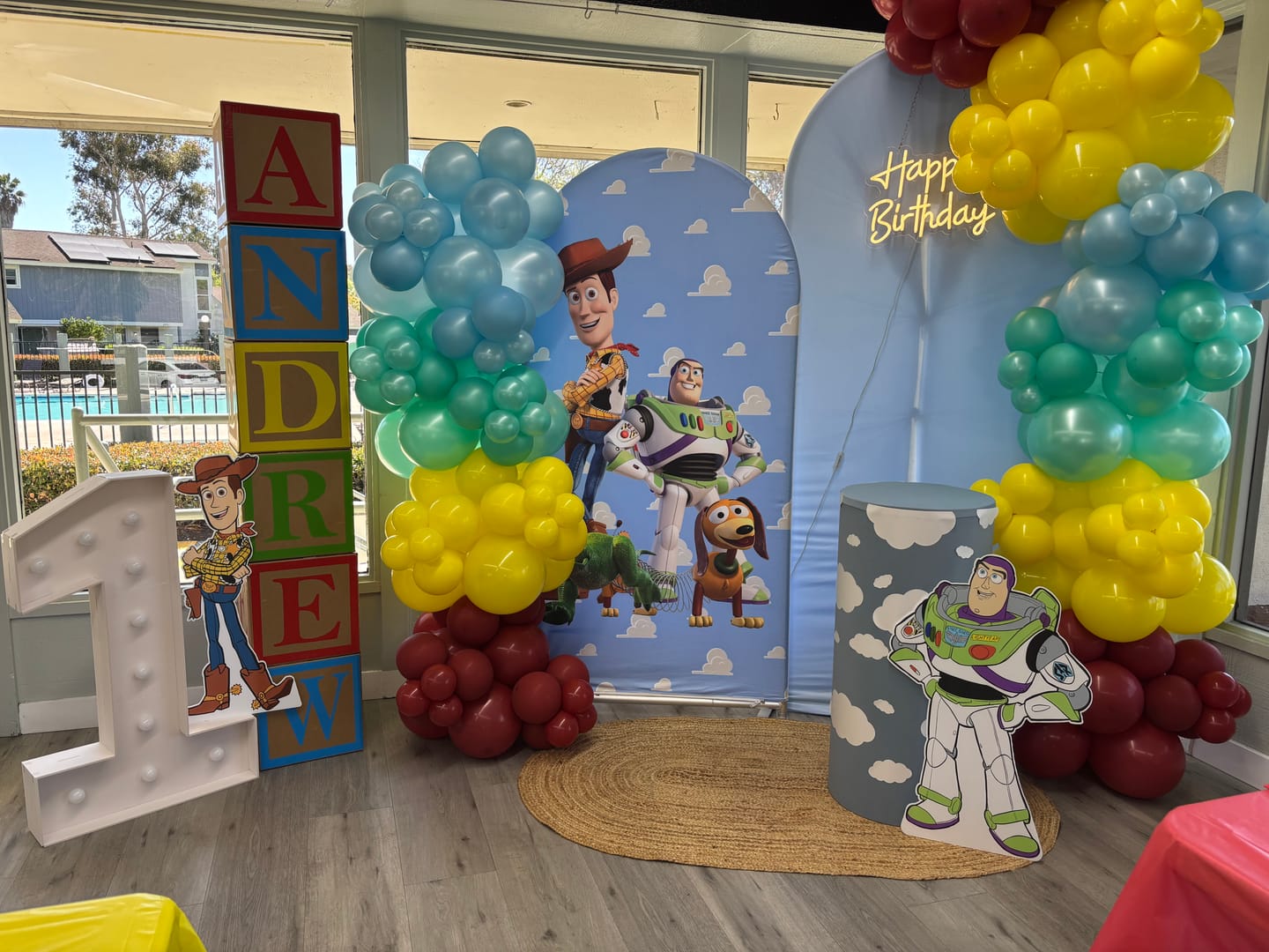 Customer photo review of White Birthday Baby Shower Bridal Anniversary  Party Arch Backdrop Wall Cloth Cover