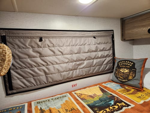 Customer photo review of Transit Ekko - FitRV Bed Shade (Set)