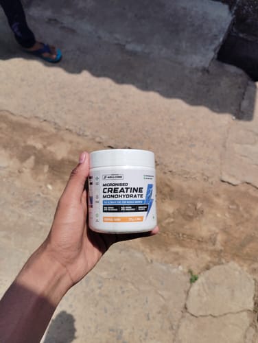 Customer photo review of Wellcore - Pure Micronised Creatine Monohydrate (122g, 33 Servings) Tropical Tango