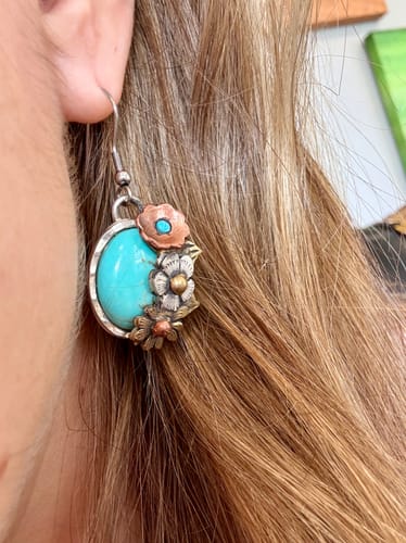 Customer photo review of Bouquet Earrings