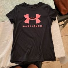 Customer photo review of Under Armour Black Sport T shirt  For Women XL