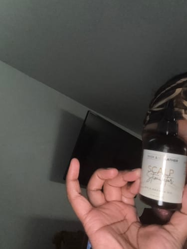 Customer photo review of Scalp Stimulator | Hair Growth Oil