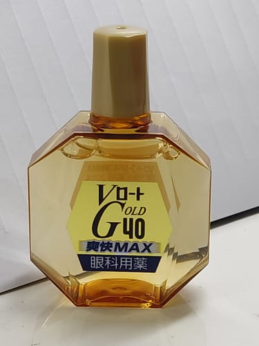 Customer photo review of 樂敦 RHOTO 黃金40酷涼EX 眼藥水【第3類医薬品】