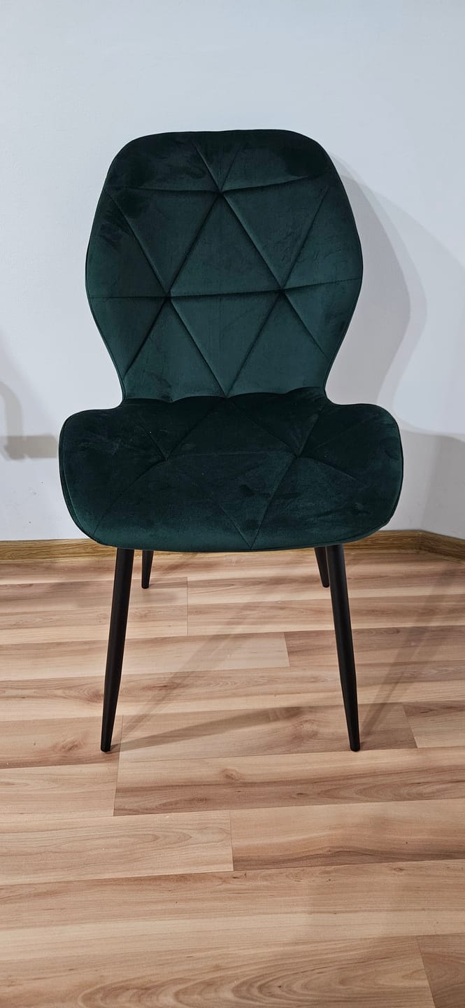 Customer photo review of Scaun K453, verde, stofa catifelata/metal, 48x53x86 cm