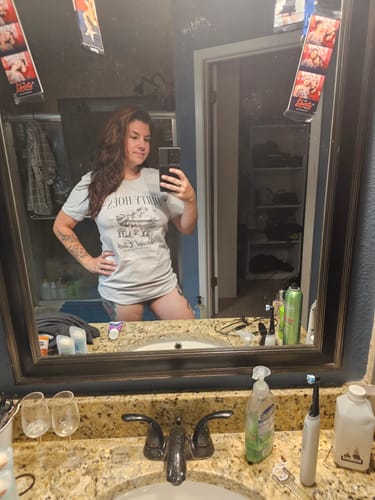 Customer photo review of Dirty Hoes Social Club T-Shirt