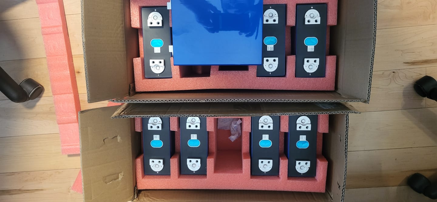 Customer photo review of EVE MB31 Grade A Cells - 3.2V LiFePO4 314Ah Battery