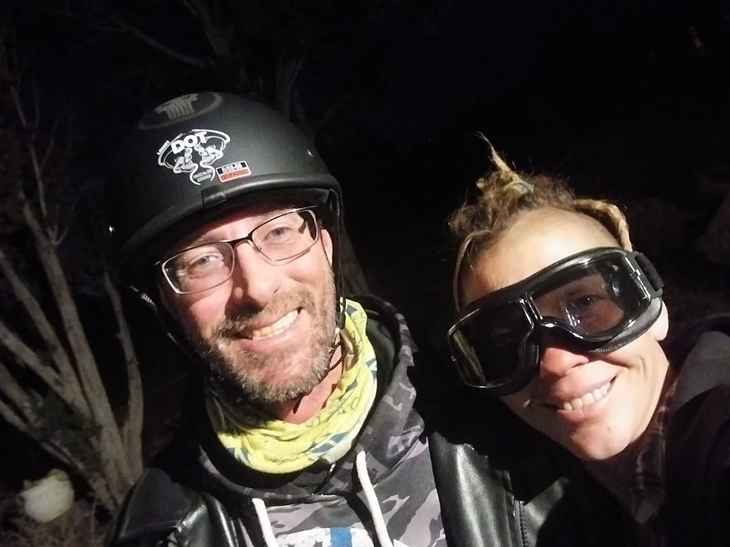 Customer photo review of Low Profile Reversible DOT Polo Helmet / Punisher