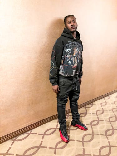 Customer photo review of Godspeed DreamTeam '24 Hoodie Washed Black