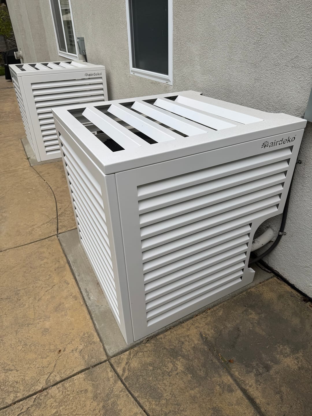 Customer photo review of Central AC Cover - White