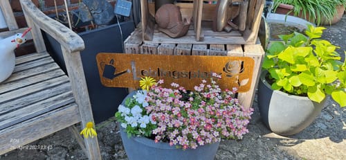 Customer photo review of Gartenstecker Lieblingsplatz