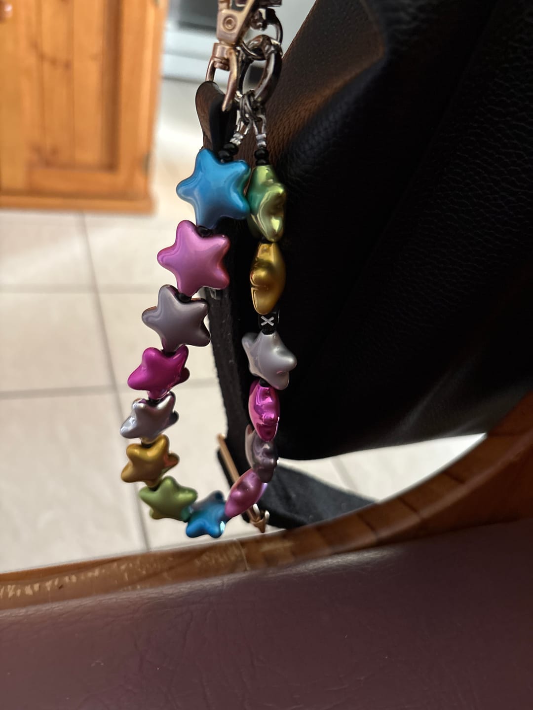 Customer photo review of Lucky Star Wristlet