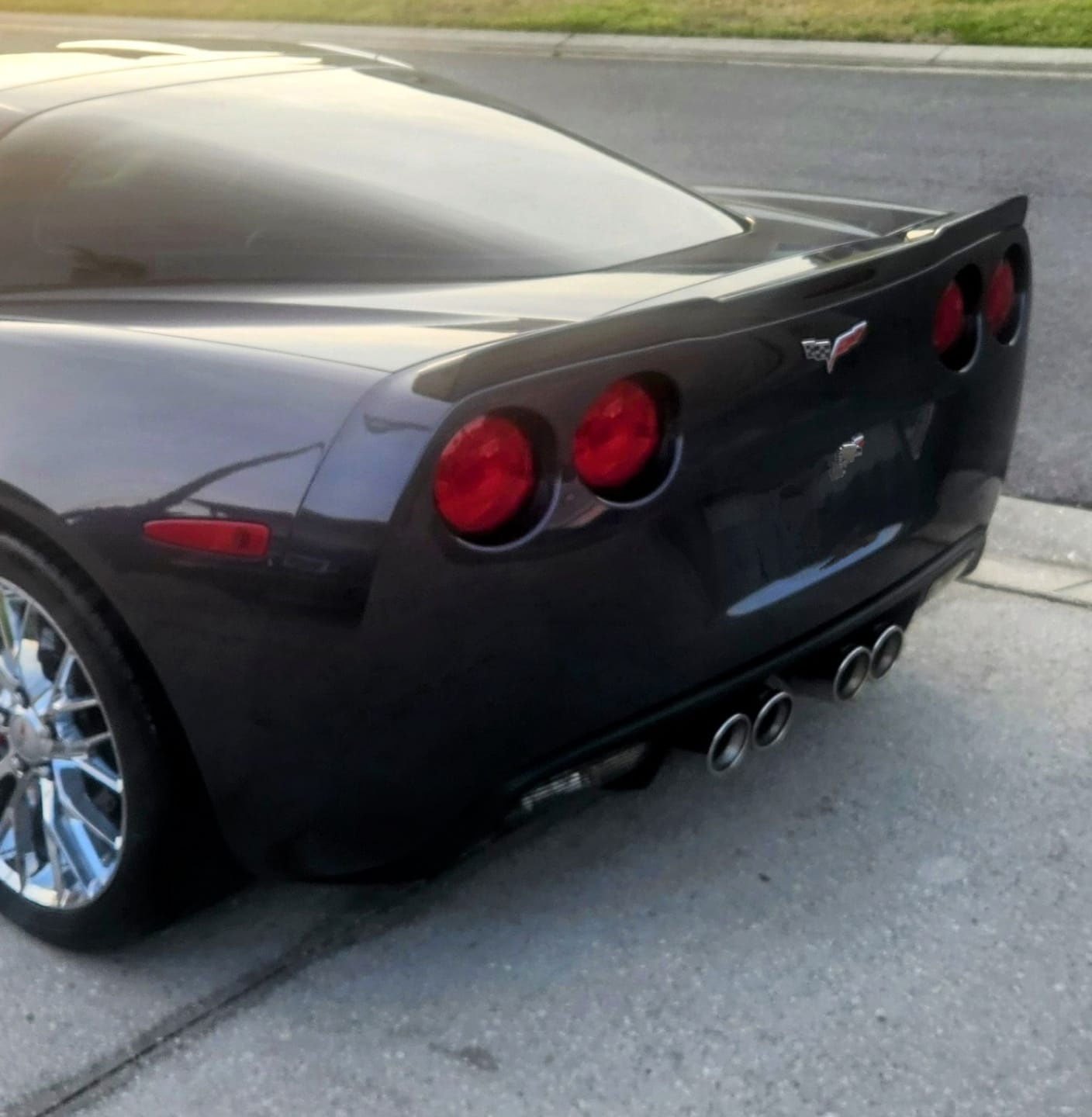 Customer photo review of Corvette C6 ZR1 Conversion Rear Trunk Spoiler