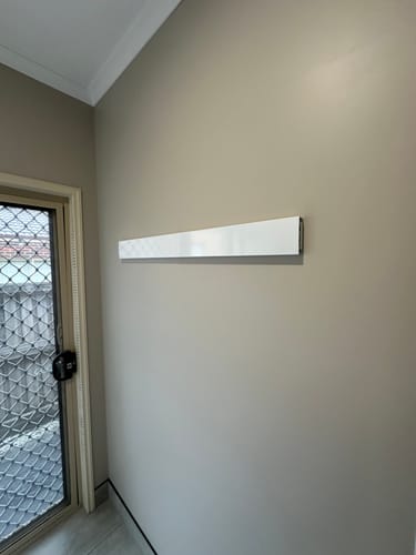 Customer photo review of Wall Mounted Drying Rack - Foldable Indoor and Outdoor Drying Rack