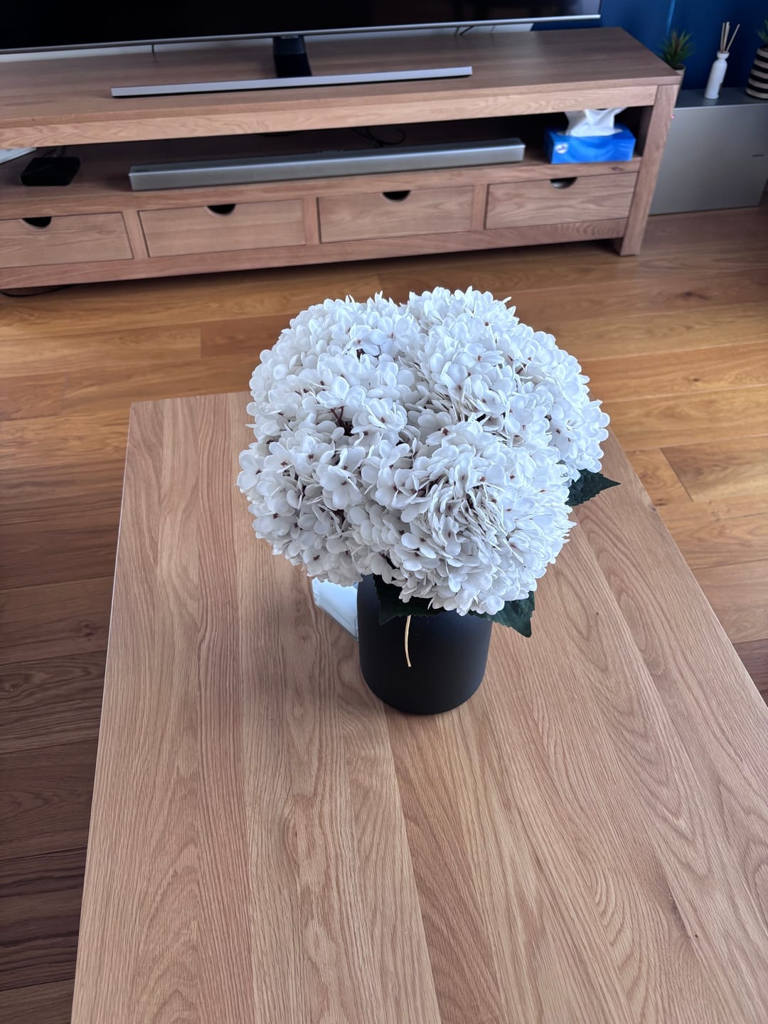 Customer photo review of Grande Hortensia (5 tiges) - Blanc