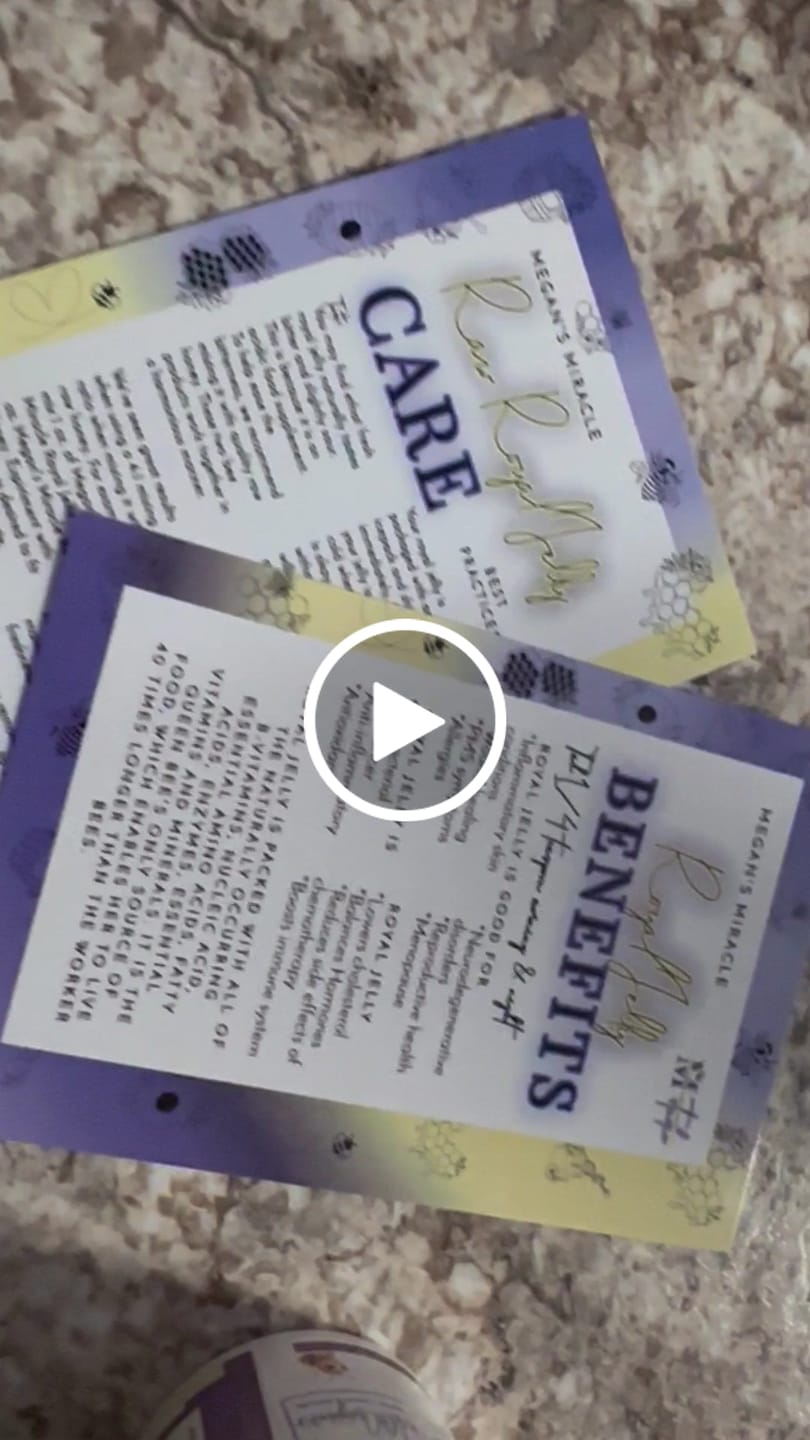 Customer video review of Honeybee Royal Jelly Raw