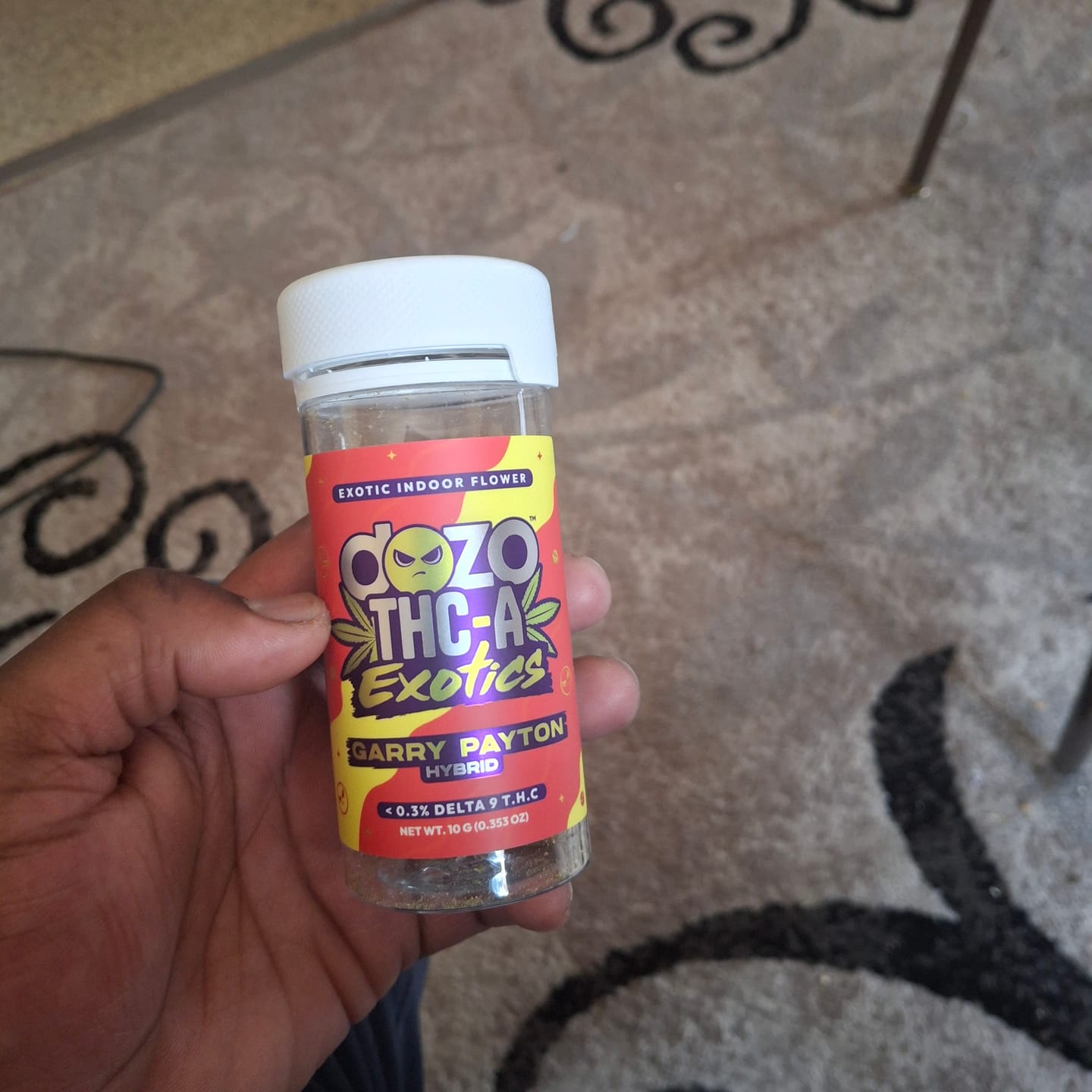 Customer photo review of 10g Dozo THC-A INDOOR FLOWER | Fire OG - Indica