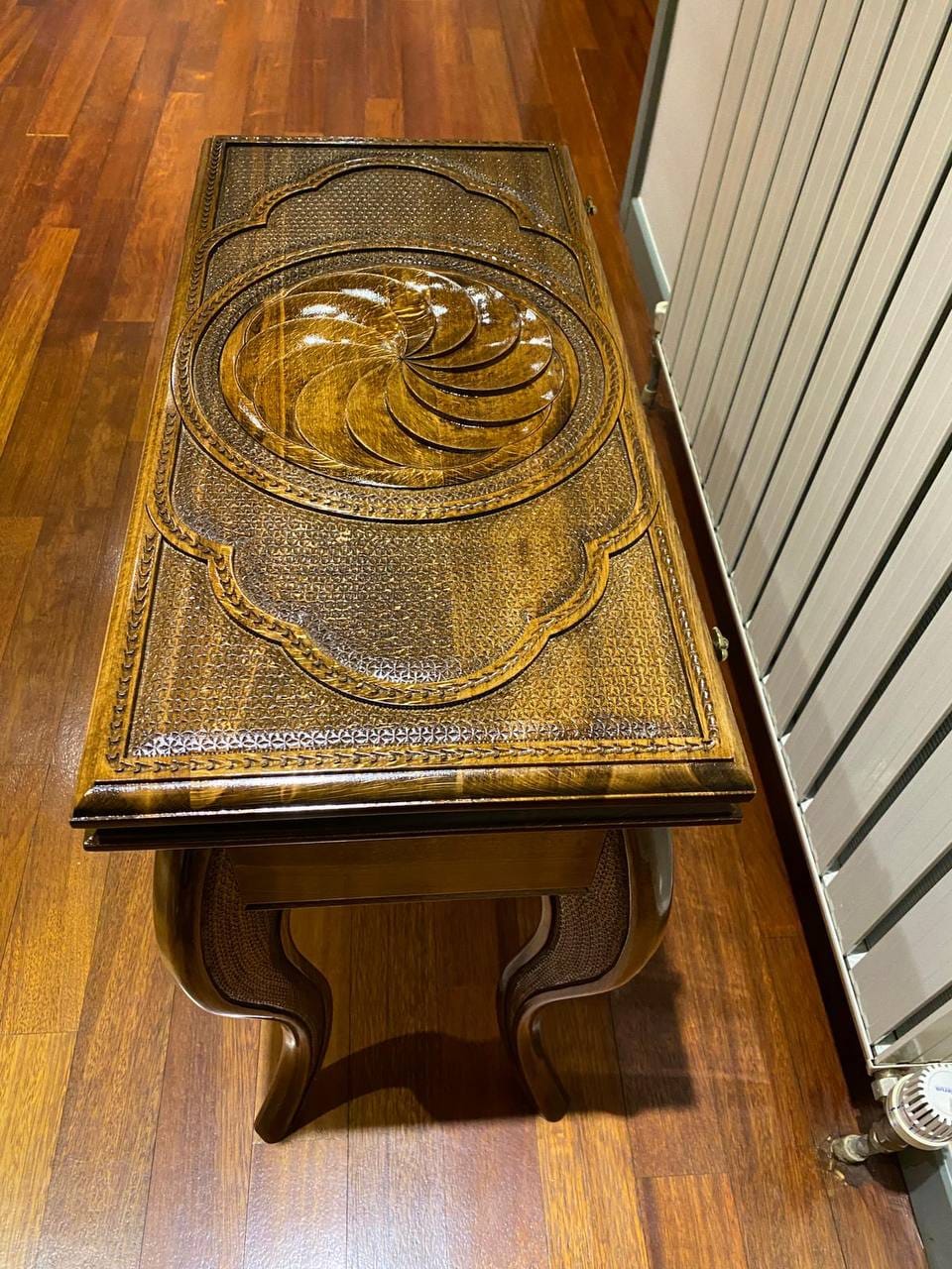 Customer photo review of Backgammon Table with Eternity Sign