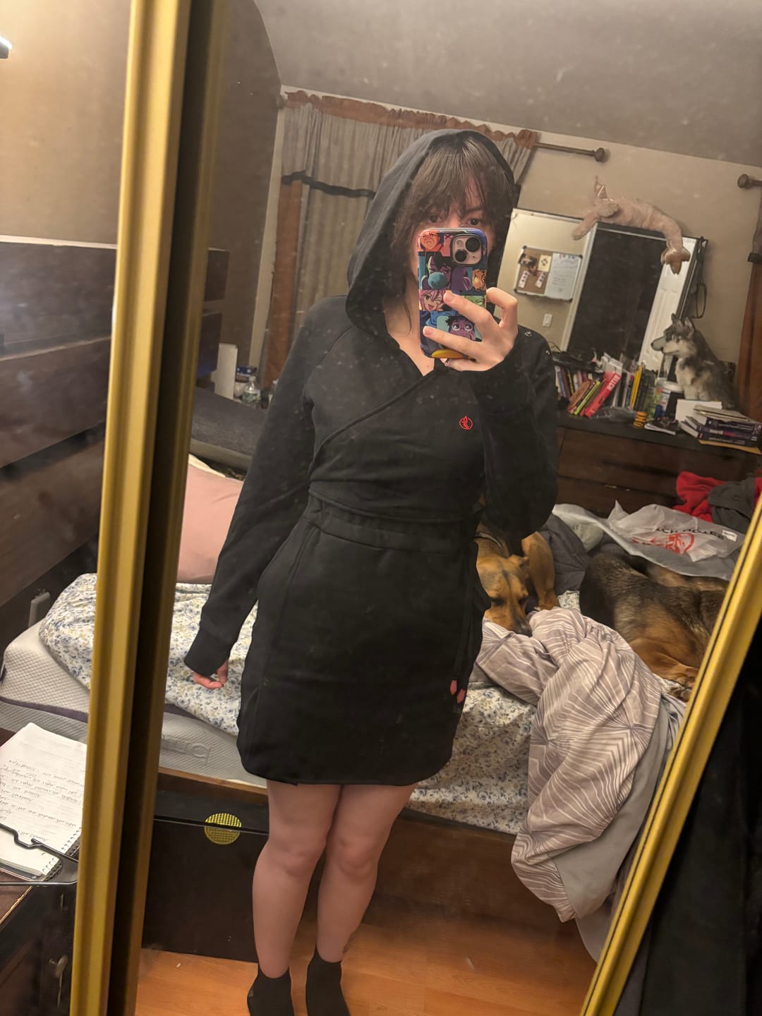 Customer photo review of Sorceress Hoodie Dress