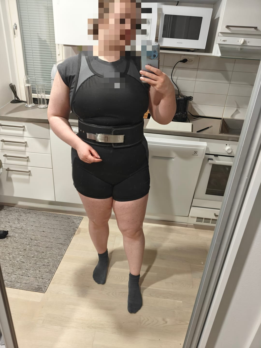 Customer photo review of Black Lever Belt, 13mm - IPF Approved